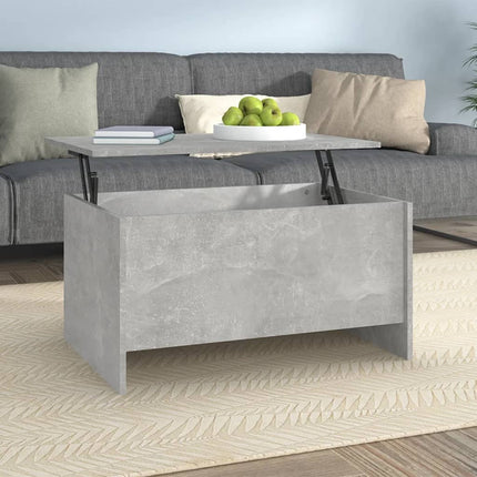 Soffbord betonggrå 80x55,5x41,5 cm konstruerat trä