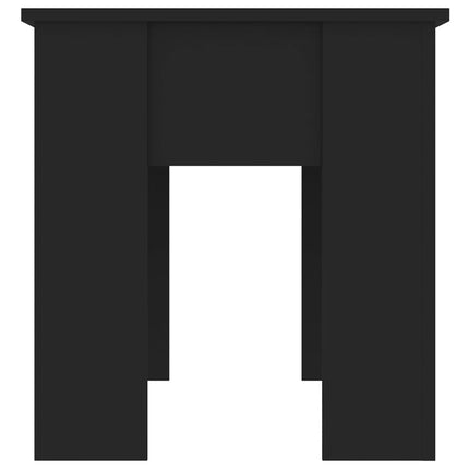 Soffbord svart 101x49x52 cm konstruerat trä