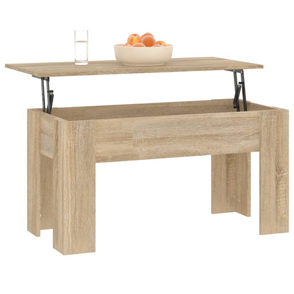 Soffbord sonoma-ek 101x49x52 cm konstruerat trä