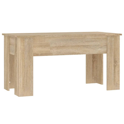Soffbord sonoma-ek 101x49x52 cm konstruerat trä