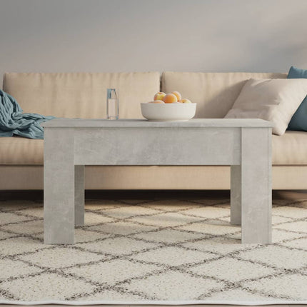 Soffbord betonggrå 101x49x52 cm konstruerat trä