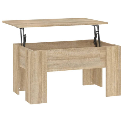 Soffbord sonoma-ek 79x49x41 cm konstruerat trä