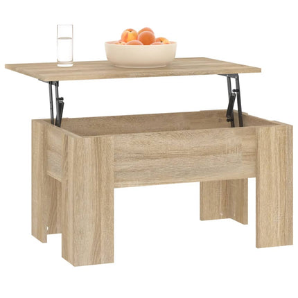 Soffbord sonoma-ek 79x49x41 cm konstruerat trä