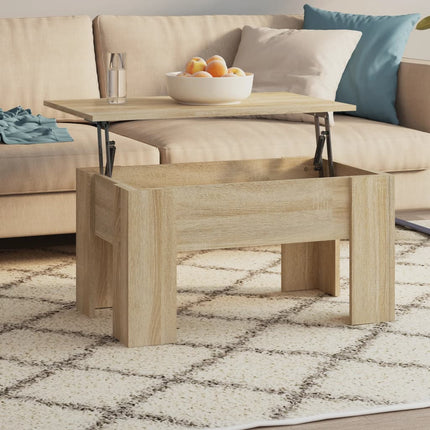 Soffbord sonoma-ek 79x49x41 cm konstruerat trä