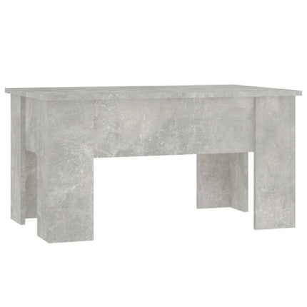 Soffbord betonggrå 79x49x41 cm konstruerat trä