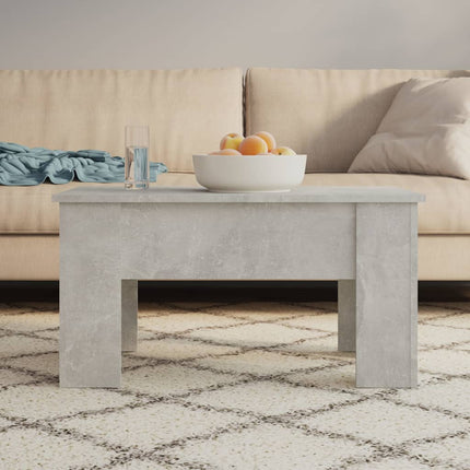 Soffbord betonggrå 79x49x41 cm konstruerat trä