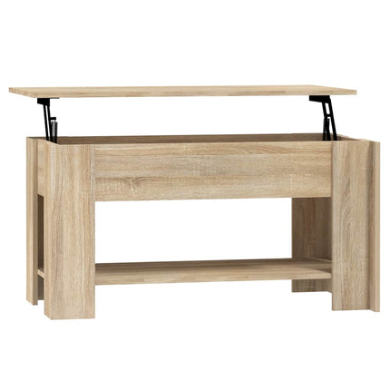 Soffbord sonoma-ek 101x49x52 cm konstruerat trä