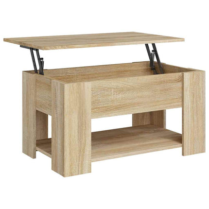 Soffbord sonoma-ek 79x49x41 cm konstruerat trä