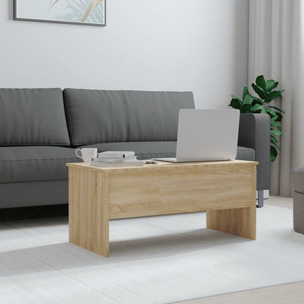 Soffbord sonoma-ek 102x50,5x46,5 cm konstruerat trä