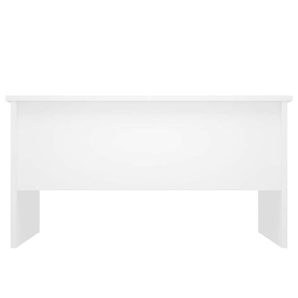 Soffbord vit 80x50x42,5 cm konstruerat trä