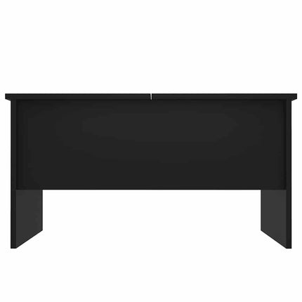 Soffbord svart 80x50x42,5 cm konstruerat trä