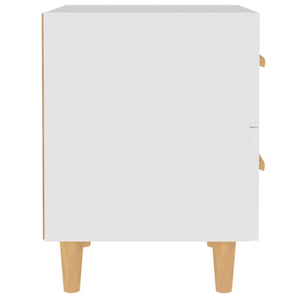 Sängbord vit 40x35x47,5 cm