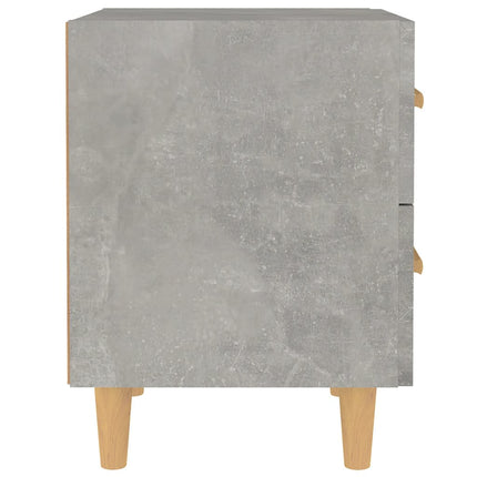 Sängbord 2 st betonggrå 40x35x47,5 cm