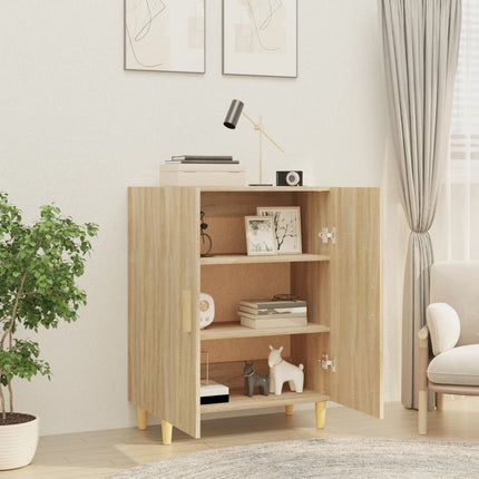 Skänk sonoma-ek 70x34x90 cm konstruerat trä