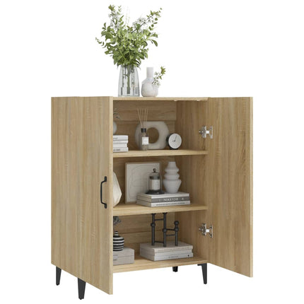 Skänk sonoma-ek 70x34x90 cm konstruerat trä