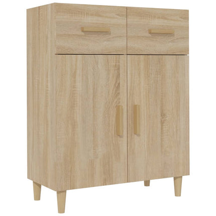 Skänk sonoma-ek 69,5x34x89 cm konstruerat trä