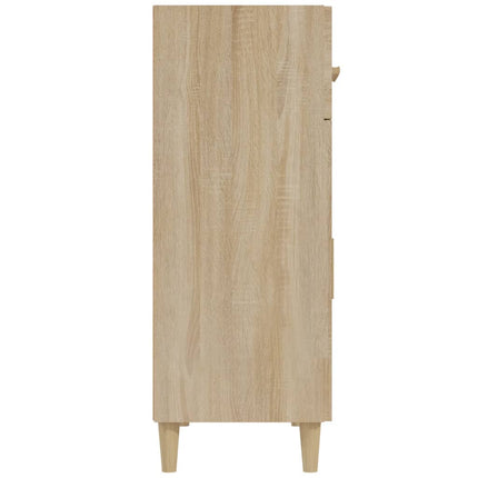 Skänk sonoma-ek 69,5x34x89 cm konstruerat trä