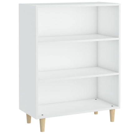 Skänk vit 69,5x32,5x90 cm konstruerat trä