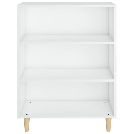 Skänk vit 69,5x32,5x90 cm konstruerat trä