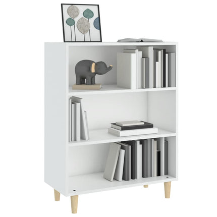 Skänk vit 69,5x32,5x90 cm konstruerat trä