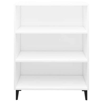 Skänk vit 69,5x32,5x90 cm konstruerat trä