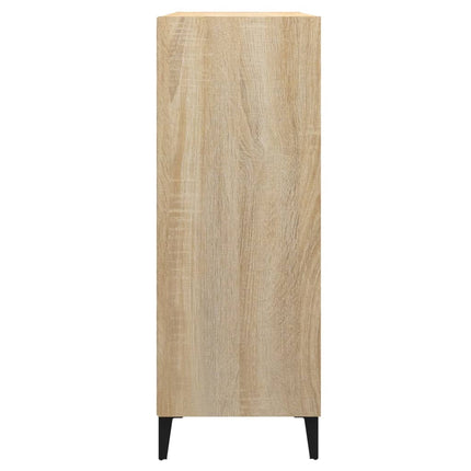 Skänk sonoma-ek 69,5x32,5x90 cm konstruerat trä