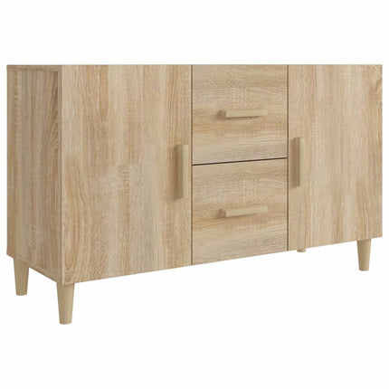 Skänk sonoma-ek 100x36x60 cm konstruerat trä