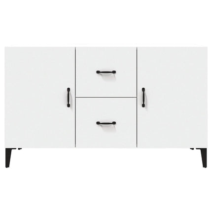 Skänk vit 100x36x60 cm konstruerat trä