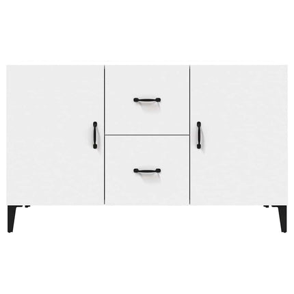 Skänk vit 100x36x60 cm konstruerat trä
