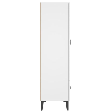 Skänk vit 70x31x115 cm konstruerat trä