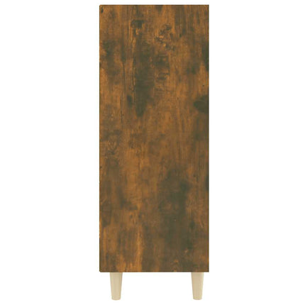Skänk rökfärgad ek 69,5x32,5x90 cm konstruerat trä