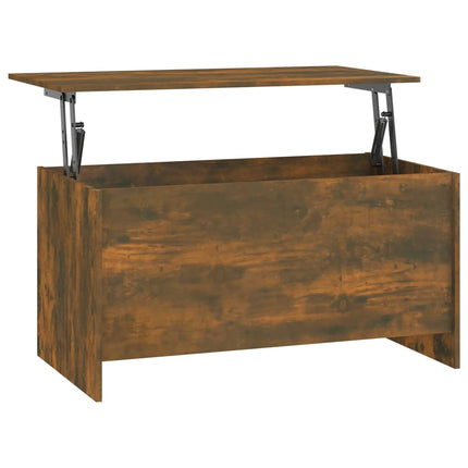Soffbord rökfärgad ek 102x55,5x52,5 cm konstruerat trä