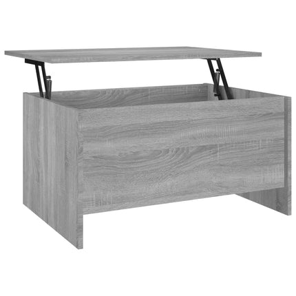 Soffbord grå sonoma 80x55,5x41,5 cm konstruerat trä