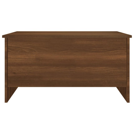 Soffbord brun ek 80x55,5x41,5 cm konstruerat trä