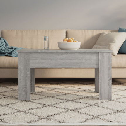 Soffbord grå sonoma 101x49x52 cm konstruerat trä