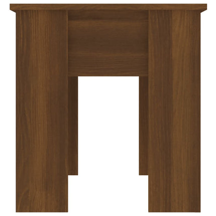 Soffbord brun ek 101x49x52 cm konstruerat trä