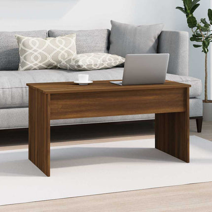 Soffbord brun ek 102x50,5x52,5 cm konstruerat trä