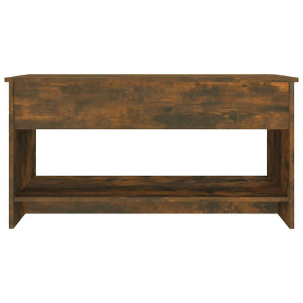 Soffbord rökfärgad ek 102x50x52,5 cm konstruerat trä