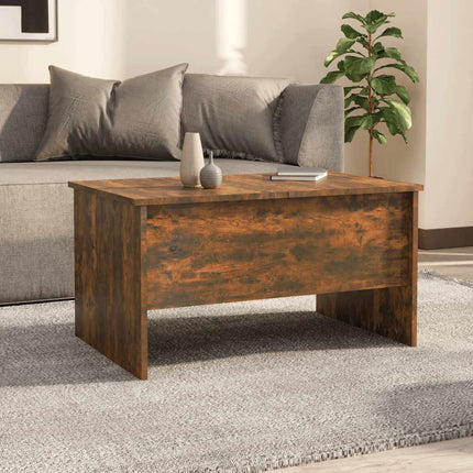 Soffbord rökfärgad ek 80x50x42,5 cm konstruerat trä