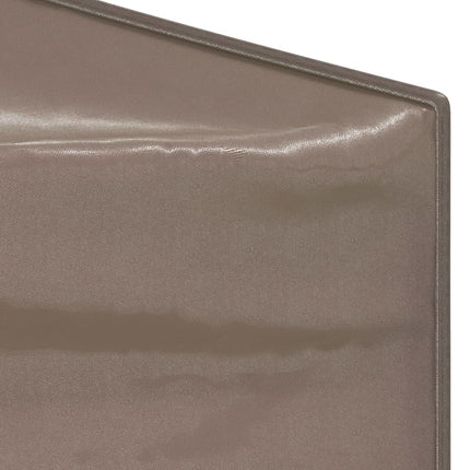 Hopfällbart partytält taupe 2x2 m