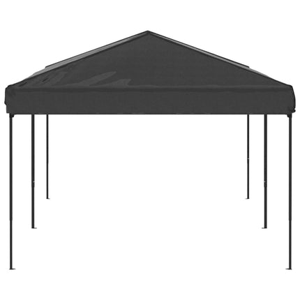 Hopfällbart partytält antracit 3x6 m