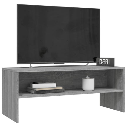 TV-bänk grå sonoma 100x40x40 cm konstruerat trä