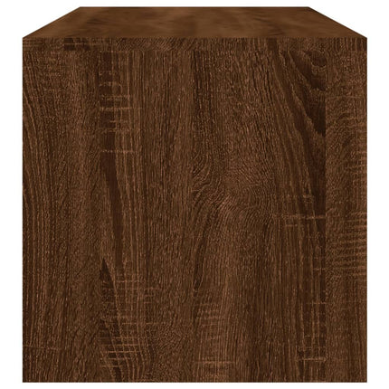 Soffbord brun ek 100x40x40 cm konstruerat trä