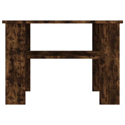Soffbord rökfärgad ek 60x60x42 cm konstruerat trä