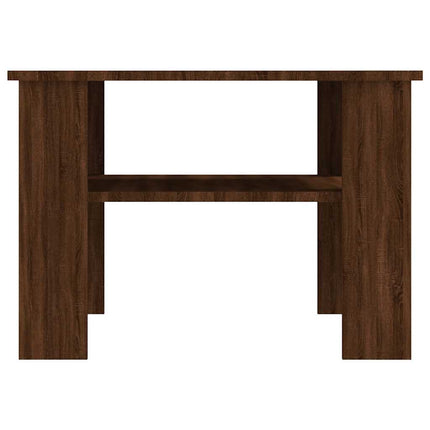 Soffbord brun ek 60x60x42 cm konstruerat trä