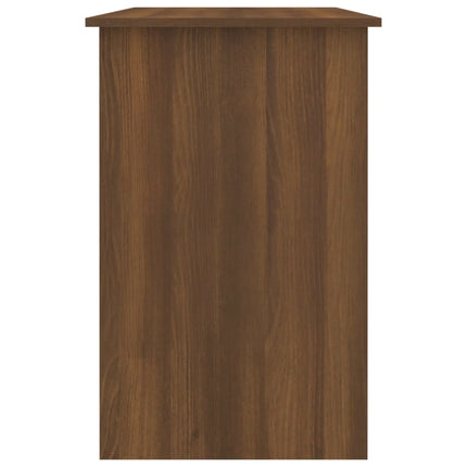 Skrivbord brun ek 100x50x76 cm konstruerat trä