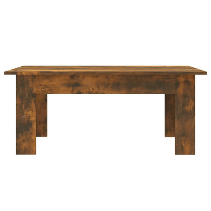 Soffbord rökfärgad ek 100x60x42 cm konstruerat trä