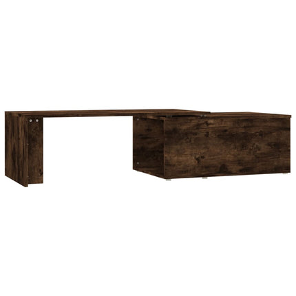 Soffbord rökfärgad ek 150x50x35 cm konstruerat trä