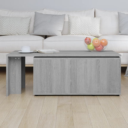 Soffbord grå sonoma 150x50x35 cm konstruerat trä