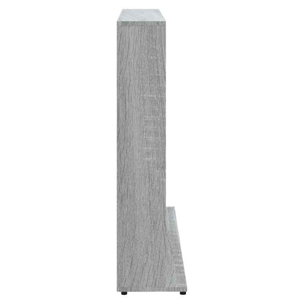 CD-hylla grå djävulen 100x23x89,5 cm konstruerat trä